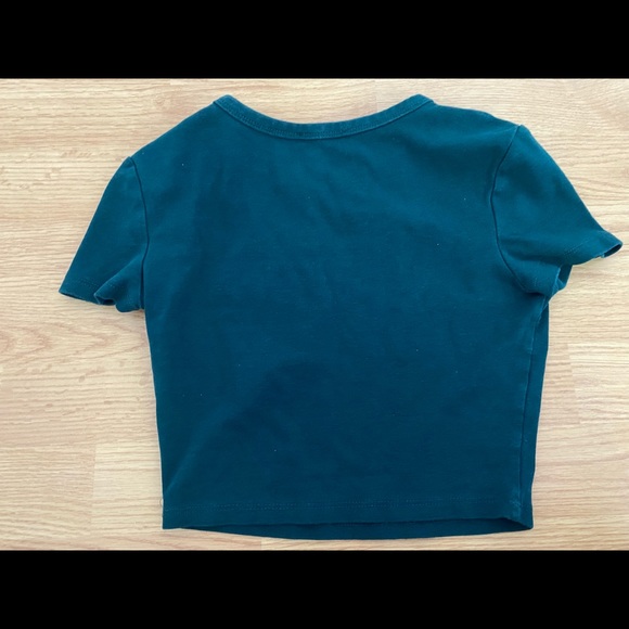 dark green baby tee - Picture 2 of 3